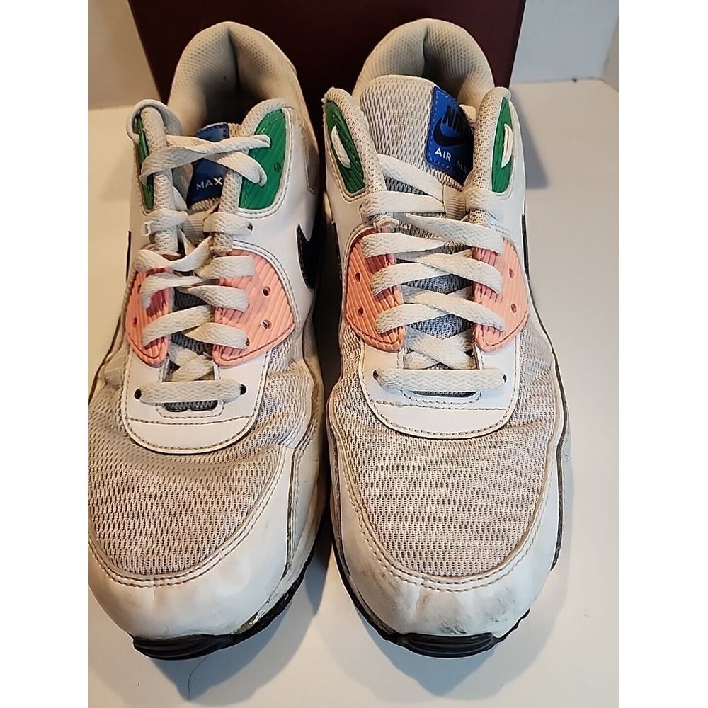 MEN'S SZ 13 NIKE AIR MAX 90 ESSENTIAL WATERMELON 2018 AJ1285-100 - Picture 4 of 10